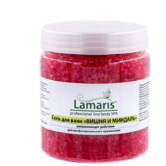 Соль для ванн "ВИШНЯ И МИНДАЛЬ" Lamaris