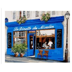 Картина на номерам Кафе у дороги Paintboy