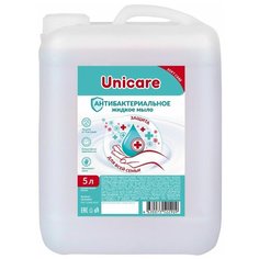 Жидкое мыло для рук UNICARE антибактериальное, 5 л канистра