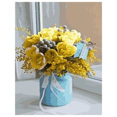 Картина по номерам PK 22064 (GX 27601) Букет мимозы 40x50 см Paintboy