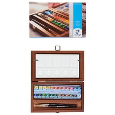 Roayl Talens Набор акварельных красок Van Gogh 24цв кювета деревянный короб