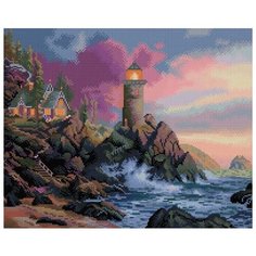 Маяк на утесе Мозаика на подрамнике 40х50 40х50 Белоснежка 227-ST-S