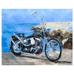 Картина по номерам Paintboy PK 45063 По набережной на железном коне 40х50 см