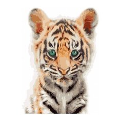 Картина по номерам Paintboy GX 32146 Тигрёнок 40x50 см