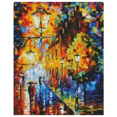 Огни в ночи Мозаика на подрамнике 40х50 40х50 Белоснежка 177-ST-S