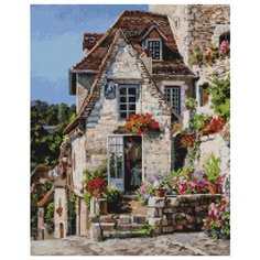 Франция. Ракамадур Мозаика на подрамнике 40х50 40х50 Белоснежка 387-ST-S