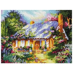 Летняя усадьба Мозаика на подрамнике 30х40 30х40 Белоснежка 397-ST-S