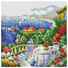 Южный вид Мозаика на подрамнике 20х20 20х20 Белоснежка 391-ST-S