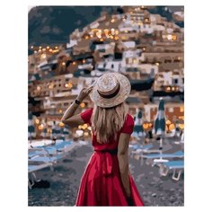 Картина по номерам Paintboy PK 48015 Прогулка по вечернему пляжу 40x50 см