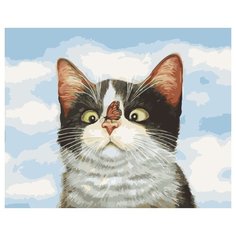 Картина по номерам Paintboy GX 34102 Игра с бабочкой 40x50 см