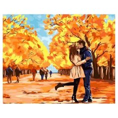 Картина по номерам GX 34923 Осень, пора любви и поцелуев 40*50 Paintboy