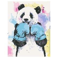 Картина по номерам GX 34988 Удар панды 40*50 Paintboy
