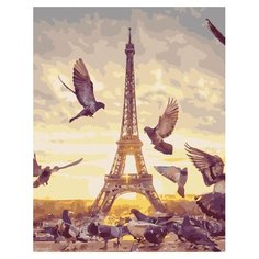 Картина по номерам PK 49024 Парижские голуби 40*50 Эксклюзив Paintboy