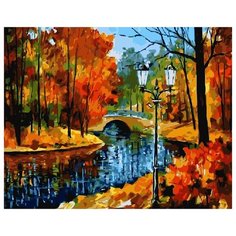 Картина по номерам GX 9045 Осень на всех берегах 40*50 Paintboy