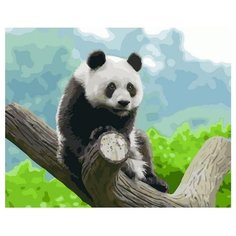 Картина по номерам GX 37535 Панда на отдыхе 40*50 Paintboy