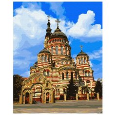 Картина по номерам на холсте 30*40 см "Благовещенский кафедральный собор" (TS-EX5931) Raduga