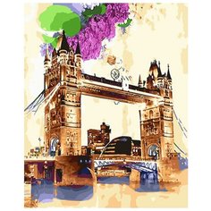 Картина по номерам на холсте 40*50 см "Акварельный мост" (TS-GX29116) Raduga