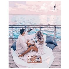 Картина по номерам на холсте 40*50 см Raduga "Завтрак на пирсе" (RDG-3593)