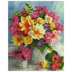 Алмазная мозаика Paintboy 1369 Букеты 40x50см