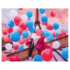 Картина по номерам Paintboy, 37800 Воздушный Париж 40x50см