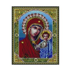 Алмазная мозаика EF 703 Казанская икона Божией Матери 30*40 Paintboy