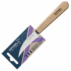 Нож для чистки овощей Opinel №114, нержавеющая сталь, блистер