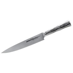 Нож кухонный стальной для нарезки, слайсер Samura BAMBOO SBA-0045/Y