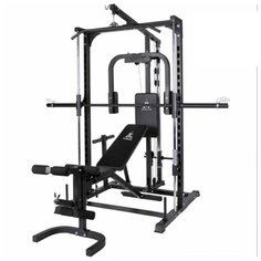Силовой комплекс со скамьей, машина Смита DFC Homegym D943