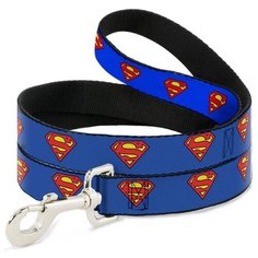 Поводок Superman / Супермен Синий (120 см) Buckle Down