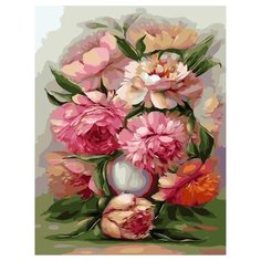 Картина по номерам GX 35060 Пышное цветение пионов 40*50 Paintboy