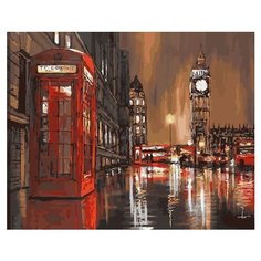Картина по номерам PK 18052 (GX 26678) Дождливый Лондон 40*50 Эксклюзив Paintboy