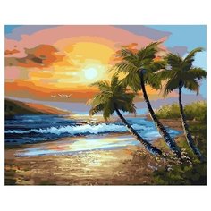 Картина по номерам GX 31738 Пляж/ Классический вид 40*50 Paintboy