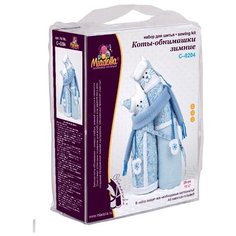 Комплект для шитья игрушки Miadolla "Коты-обнимашки зимние" арт. C-0204