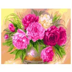 Картина по номерам Paintboy Original , 22606 Красота пионов 40х50см