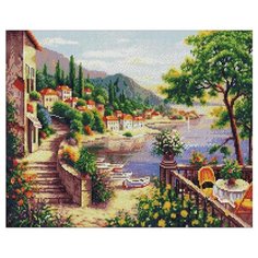 Алмазная мозаика Paintboy GF 4477 Восточные сады 40x50см