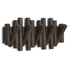 Вешалка настенная PICKET состаренный орех Umbra