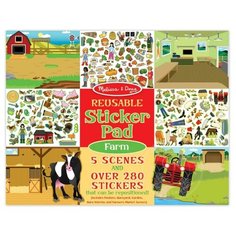 Melissa&Doug Набор стикеров с фоном "Ферма"