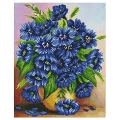 Алмазная мозаика Paintboy GF 4370 Потрясающие хризантемы 40x50см
