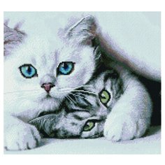 Алмазная мозаика Paintboy GF 3775 Пушистая дружба 40x50см