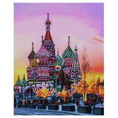 Алмазная мозаика Paintboy APK 16047 Храм Василия Блаженного 40*50