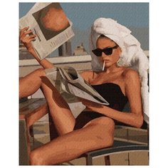 Картина по номерам ВанГогВоМне GX38296 "Лучший загар" 40х50см