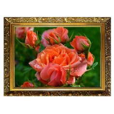 Алмазная мозаика Milato "Королева сада", 29,5*20,5 см, 25 цветов