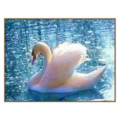 Алмазная мозаика Milato "Лебедь", 33 цвета