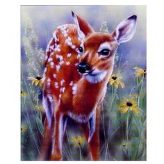 Алмазная мозаика Milato "Олененок" 25*35 см, 35 цветов