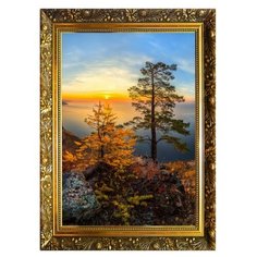 Алмазная мозаика Milato "Красоты Байкала", 29,5*20,5 см, 24 цвета