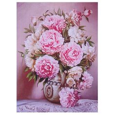 Алмазная мозаика Milato "Розовая нежность", 21*28 см, 29 цветов