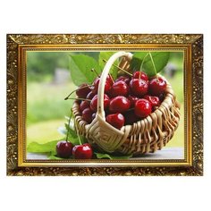 Алмазная мозаика Milato "Вишневое лакомство", 29,5*20,5 см, 28 цветов