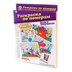 Раскраска по номерам Altacto мелками (80230)