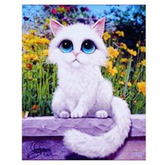 Алмазная мозаика Milato "Беляночка" 20*25 см, 24 цвета