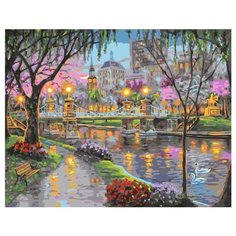 Картина по номерам GX 31691 Весенняя набережная 40*50 Paintboy